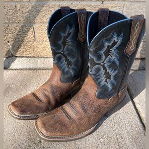 Ariat Kids Tombstone Western Boot Earth Color Size 5